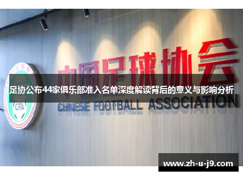 足协公布44家俱乐部准入名单深度解读背后的意义与影响分析